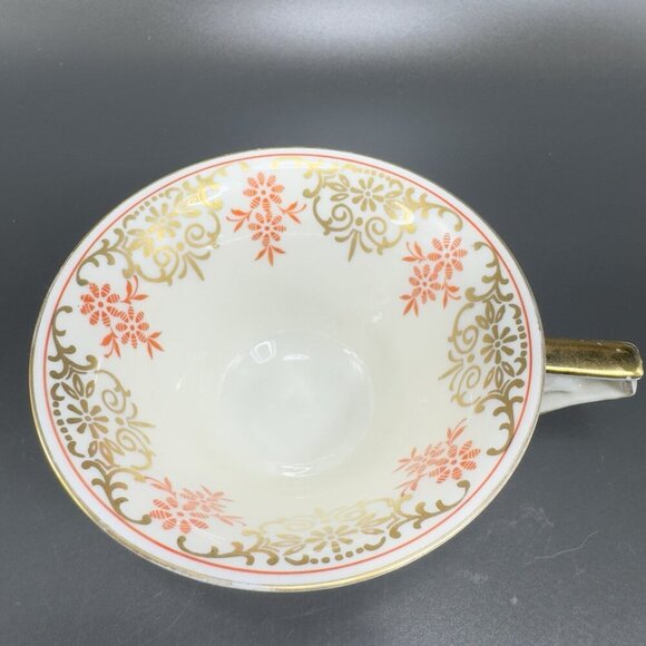 Vintage Waldershof Bavaria Germany Fine Porcelain Teacup Saucer And Plate Set - Picture 7 of 16